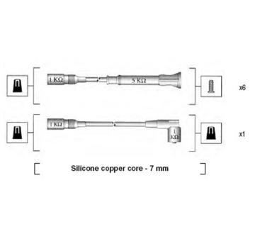Sada kabelů pro zapalování MAGNETI MARELLI 941075180556