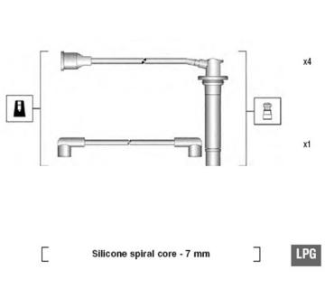 Sada kabelů pro zapalování MAGNETI MARELLI 941095810619