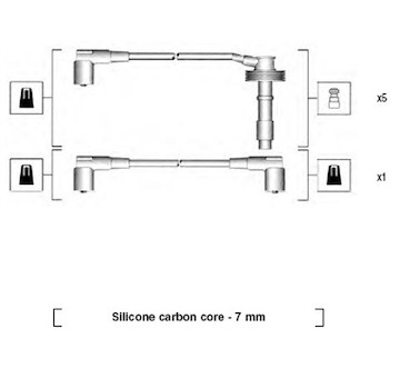 Sada kabelů pro zapalování MAGNETI MARELLI 941215110796