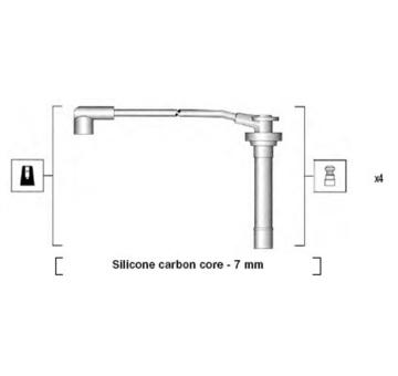 Sada kabelů pro zapalování MAGNETI MARELLI MSK855