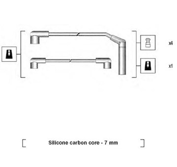 Sada kabelů pro zapalování MAGNETI MARELLI 941285040867