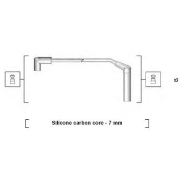 Sada kabelů pro zapalování MAGNETI MARELLI MSK932
