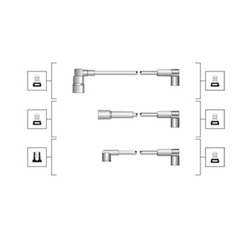 Sada kabelů pro zapalování MAGNETI MARELLI 941319170080