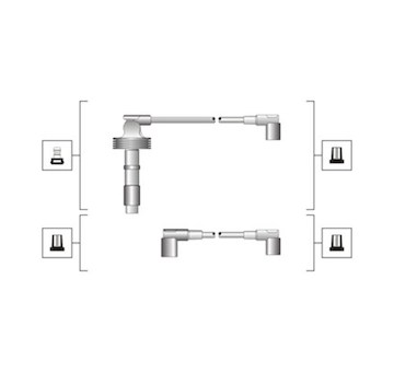 Sada kabelů pro zapalování MAGNETI MARELLI 941319170116