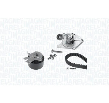 Vodní pumpa + sada ozubeného řemene MAGNETI MARELLI 341406780001