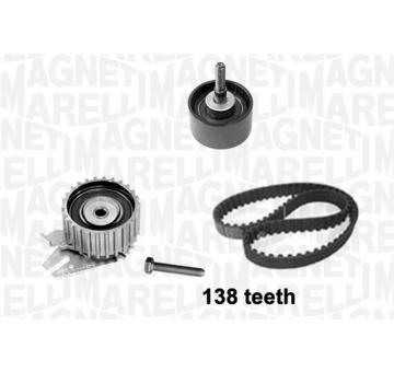ozubení,sada rozvodového řemene MAGNETI MARELLI 341303980000
