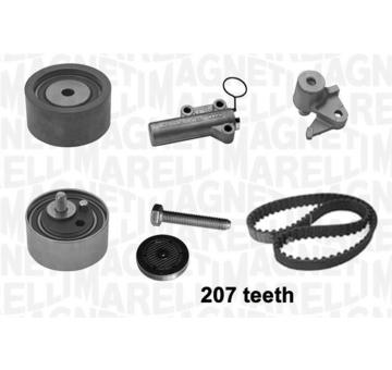 ozubení,sada rozvodového řemene MAGNETI MARELLI 341306460000