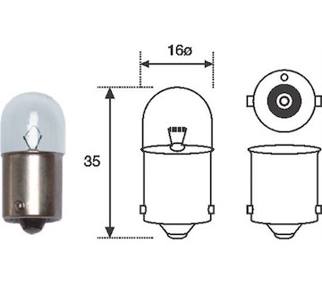 Zárovka MAGNETI MARELLI 004008100000