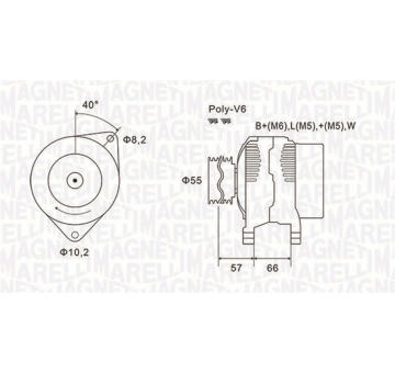 generátor MAGNETI MARELLI 063731036010