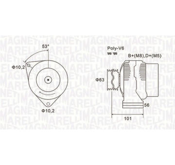 generátor MAGNETI MARELLI 063731152010