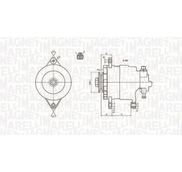 generátor MAGNETI MARELLI 063731172010