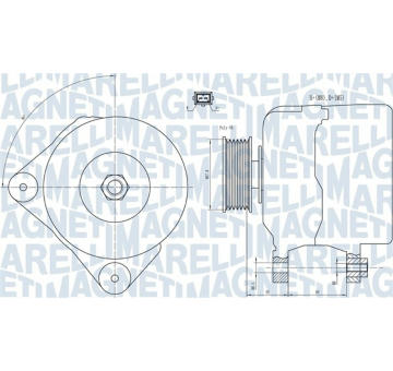 generátor MAGNETI MARELLI 063731228010