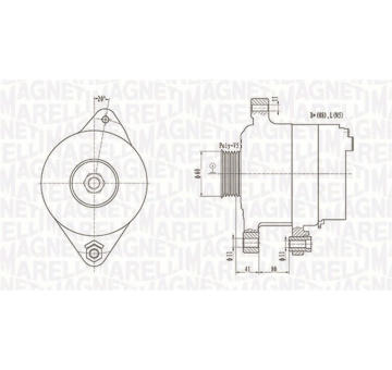 generátor MAGNETI MARELLI 063731258010
