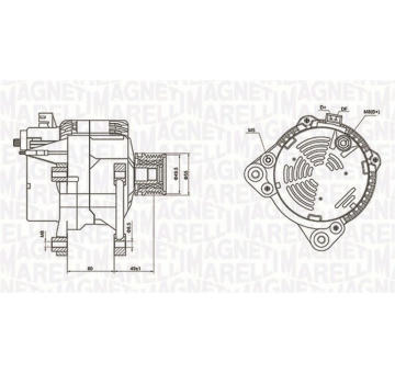 generátor MAGNETI MARELLI 063731260010