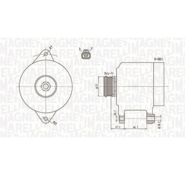 generátor MAGNETI MARELLI 063731283010