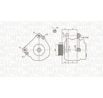 generátor MAGNETI MARELLI 063731402010