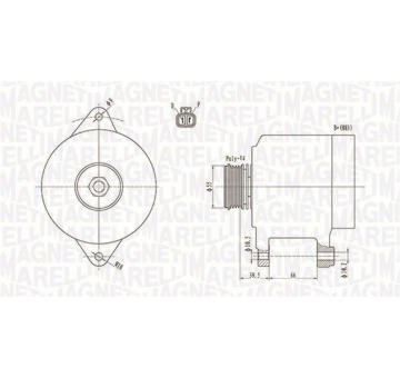 generátor MAGNETI MARELLI 063731409010