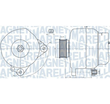 generátor MAGNETI MARELLI 063731445010