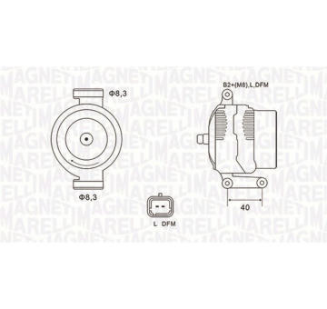 generátor MAGNETI MARELLI 063731470010