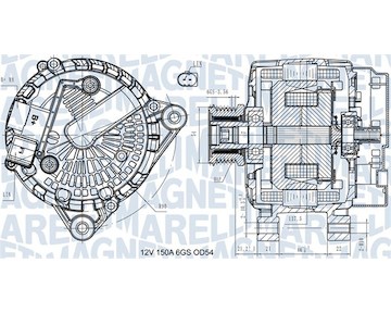 generátor MAGNETI MARELLI 063731472410