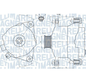 generátor MAGNETI MARELLI 063731483010