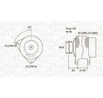 generátor MAGNETI MARELLI 063731496010