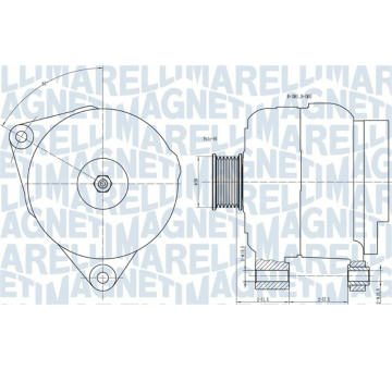 generátor MAGNETI MARELLI 063731501010