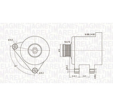 generátor MAGNETI MARELLI 063731553010