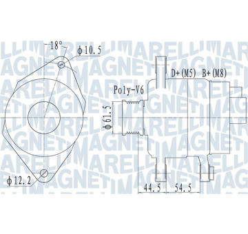 generátor MAGNETI MARELLI 063731558010