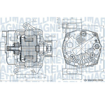 generátor MAGNETI MARELLI 063731562210