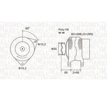 generátor MAGNETI MARELLI 063731577010