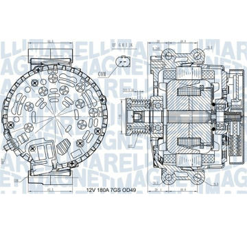 generátor MAGNETI MARELLI 063731580410