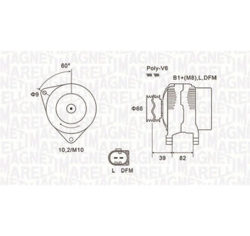 generátor MAGNETI MARELLI 063731588010