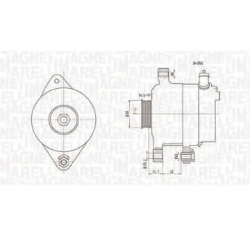 generátor MAGNETI MARELLI 063731595010