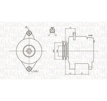 generátor MAGNETI MARELLI 063731615010