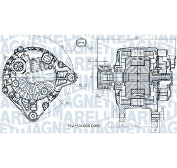 generátor MAGNETI MARELLI 063731617810