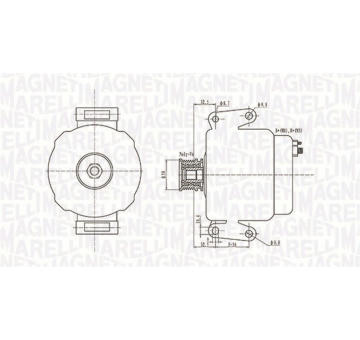 generátor MAGNETI MARELLI 063731630010