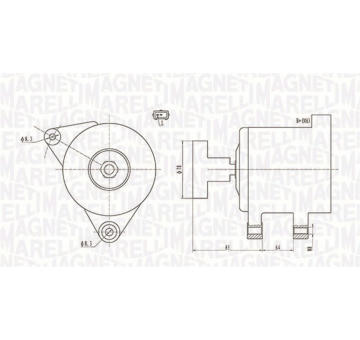Alternátor MAGNETI MARELLI 063731649010