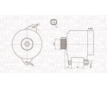 generátor MAGNETI MARELLI 063731653010