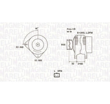 generátor MAGNETI MARELLI 063731662010