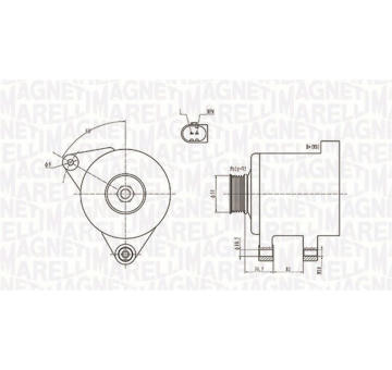 generátor MAGNETI MARELLI 063731664010