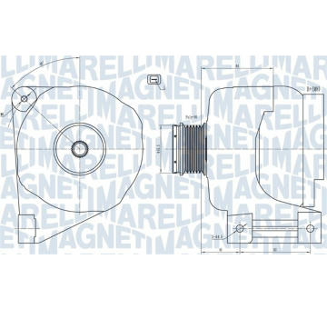 generátor MAGNETI MARELLI 063731673010