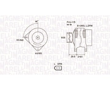 generátor MAGNETI MARELLI 063731678010