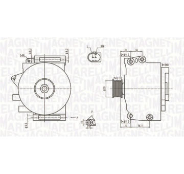 generátor MAGNETI MARELLI 063731701010