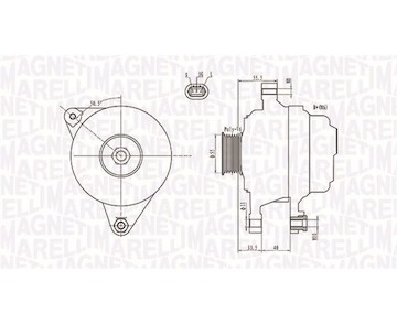 generátor MAGNETI MARELLI 063731703010