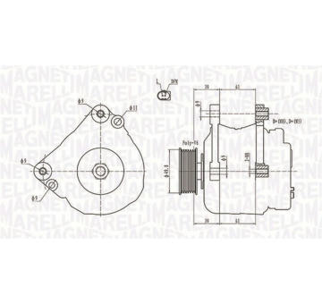 generátor MAGNETI MARELLI 063731729010