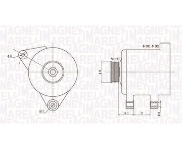 generátor MAGNETI MARELLI 063731747010