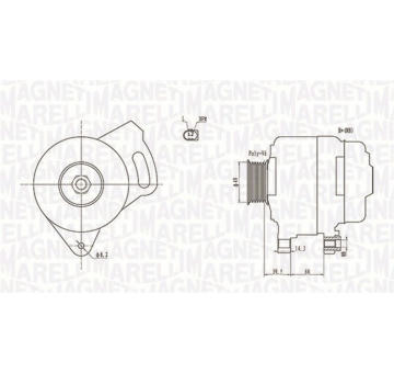 generátor MAGNETI MARELLI 063731750010