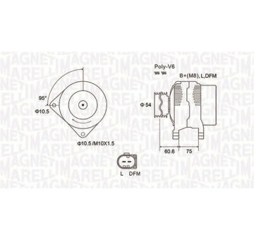 generátor MAGNETI MARELLI 063731757010