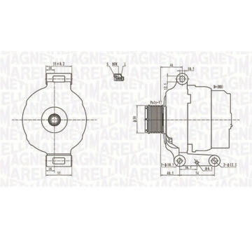 generátor MAGNETI MARELLI 063731779010